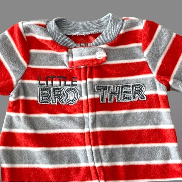 NWOT Carter's Size 6 Christmas Sloth Fleece Sleep N Play - Picture 4 of 5